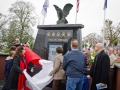 The unveiling of the Fallen Heroes Monument