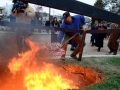The Iraq Flag retirement funeral pyre